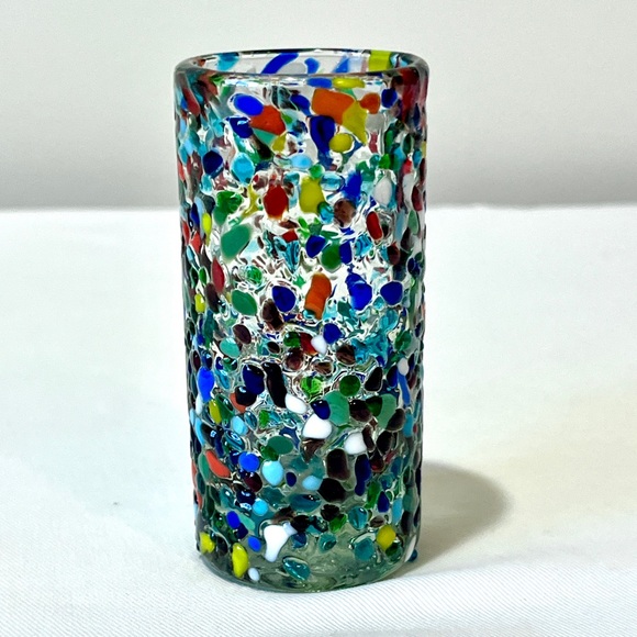 Hand Blown Mexican Shot Glass - Authentic - Picture 2 of 3